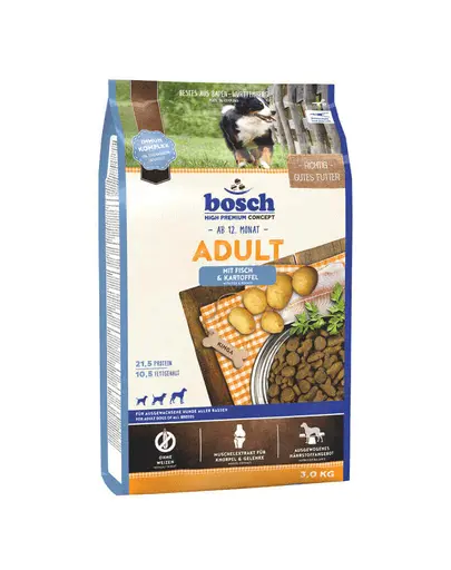 BOSCH Adult peste si cartofi (Fisch & Potatoes) 3 kg