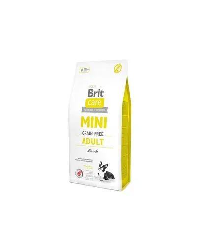 BRIT Care Grain Free Mini Adult Lamb hrana uscata caini adulti talie mica, cu miel 400g