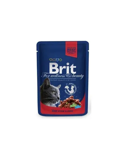 BRIT Premium Cat Adult vita si mazare 100 g
