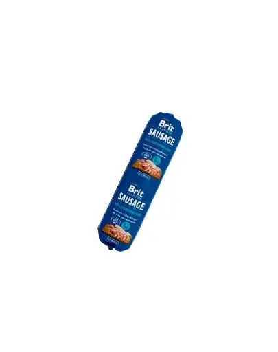 BRIT Sausage Chicken &amp; Lamb 800 g baton hrana caini