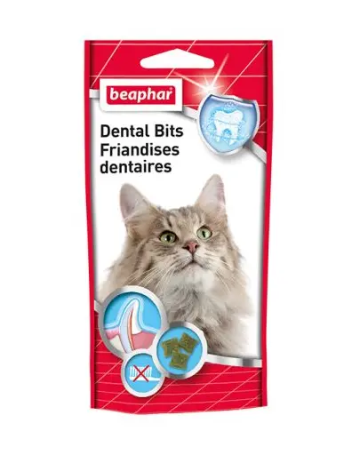 BEAPHAR Dental Bits gustari igiena dentara a pisicilor 35 g