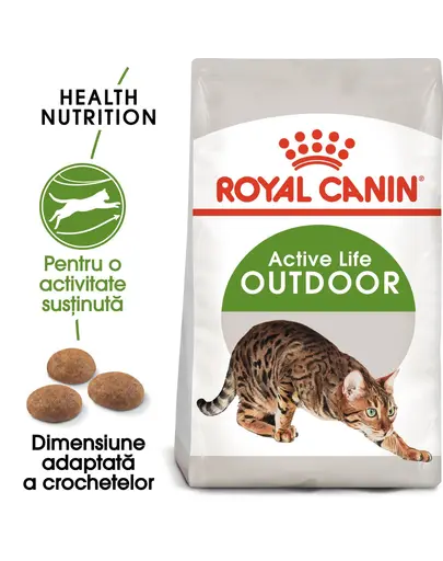 ROYAL CANIN Outdoor 30 hrana uscata pentru pisicile adulte care ies afara 400 g