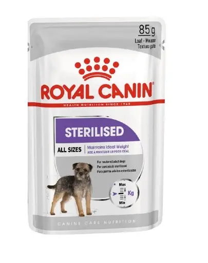 Royal Canin Sterilised Adult hrana umeda caine sterilizat, 12 x 85 g