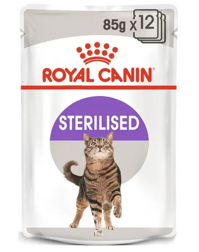ROYAL CANIN Cat Sterilised Plicuri hrana pisici sterilizate, in aspic 12 x 85 g