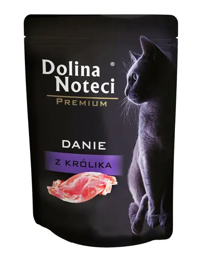 DOLINA NOTECI Premium hrana umeda pentru pisici, cu iepure 85 g
