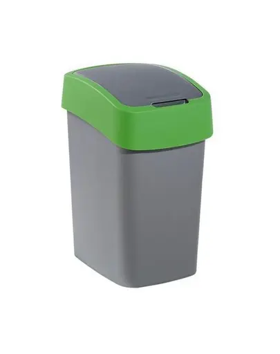 CURVER Cos de gunoi "FLIP BIN" 25 L argintiu/verde