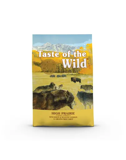 TASTE OF THE WILD High Prairie hrana uscata pentru caini adulti, cu bizon si vanat 12,2 kg