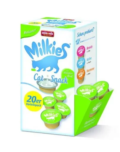 ANIMONDA Milkies lapte pentru pisici cu vitamine D si E 20x15 g