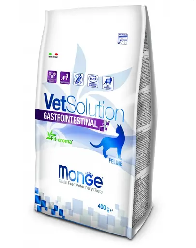 MONGE Vet Solution Cat Gastrointestinal hrana uscata dietetica pentru pisici cu probleme gastrointestinale 400g