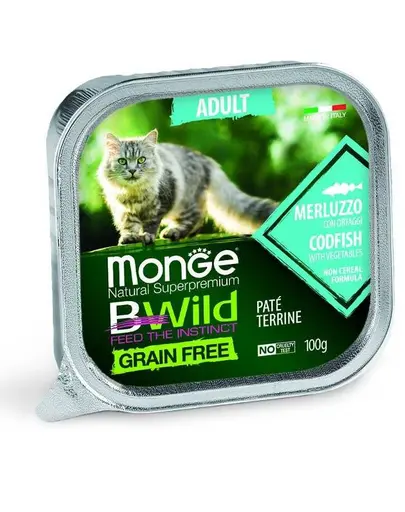 MONGE Bwild Cat Adult hrana umeda pentru pisici, cod 100 g