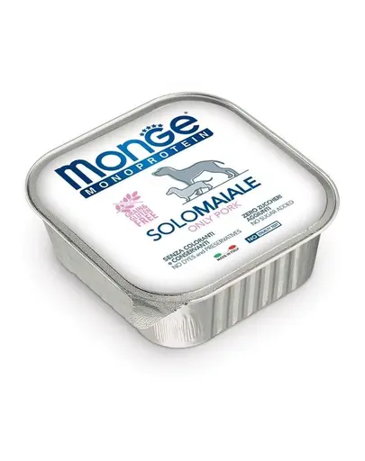 MONGE Dog Monoprotein hrana umeda pentru Caini, cu porc 150 g