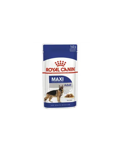 Royal Canin Maxi Adult Hrana Umeda Caine talie mare 10x140 g