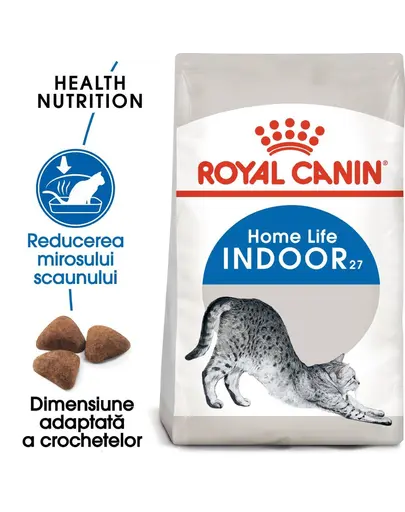 ROYAL CANIN Indoor 27 Hrana uscata pentru pisici adulte de interior, 20 kg (2 x 10 kg)