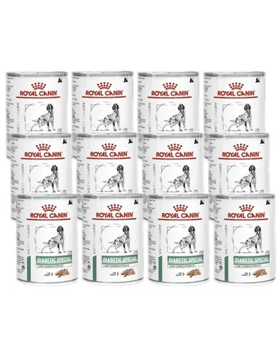 ROYAL CANIN Diabetic Special 12x410 g hrana umeda pentru Caini adulti cu diabet zaharat