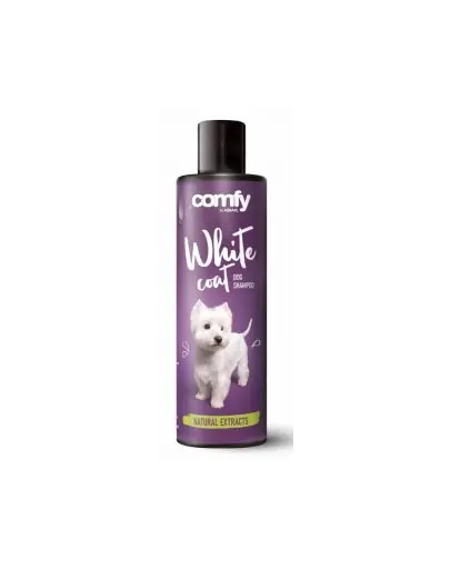COMFY White Coat Dog Shampoo sampon pentru Caini cu blana deschisa la culoare 250 ml