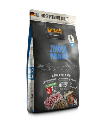 BELCANDO Junior Maxi hrana uscata pentru cainii cu varsta 4 luni+, talie L-XL, 4 kg