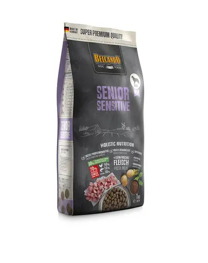 BELCANDO Senior Sensitive hrana uscata pentru caini mai batrani, talie M-XL,1 kg