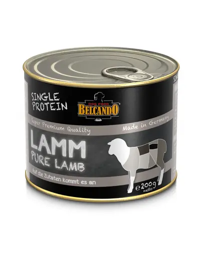 BELCANDO Single Protein hrana umeda pentru caini, cu miel, 200 g