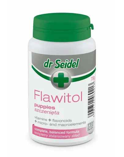 DR SEIDEL Flawitol vitamine si minerale pentru catei 120 tab.