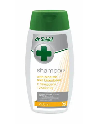 DR SEIDEL sampon gudron biosulf caini seboree grasa 220 ml