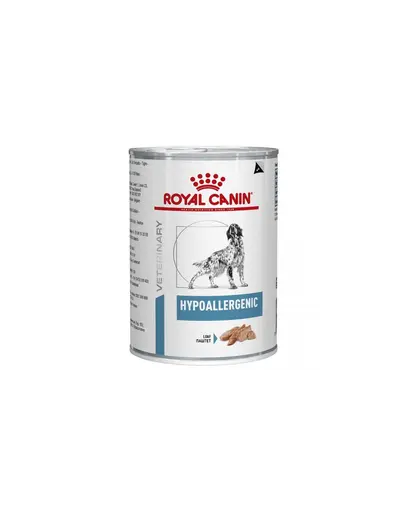 ROYAL CANIN Dog Hypoallergenic hrana umeda caini adulti cu reactii adverse la alimente 400 g