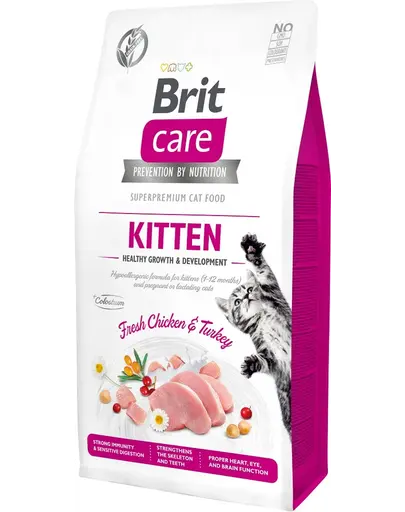 BRIT Care Cat Grain-Free Kitten Growth & Development hrana uscata pentru pui de pisica sau femele gestante, 7 kg