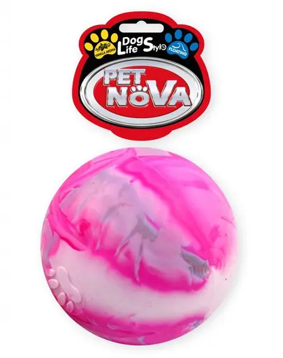 PET NOVA DOG LIFE STYLE Minge plutitoare pentru caini, dimensiune 8cm, multicolora, aroma vanilie