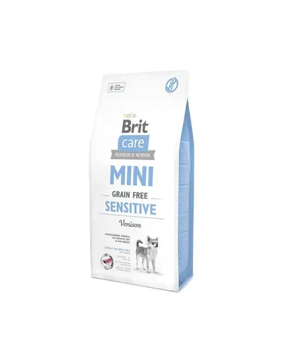 BRIT Care Dog Mini Grain Free Sensitive hrana uscata caini adulti de talie mica, cu vanat 2 kg