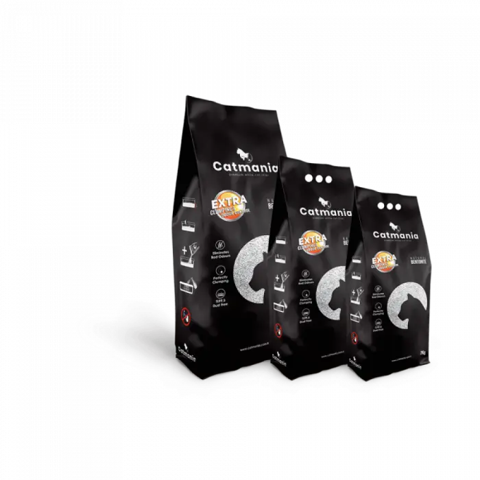 Nisip pentru litiera BENTONITA CATMANIA, White natural, 10L - 8.5 KG