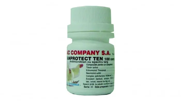 AVIANPROTECT TEN 100 Comprimate