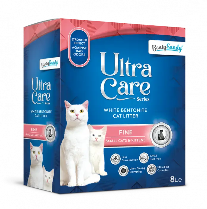 Asternut Igienic Ultra Care Fine Kittens si Pisici 8 l