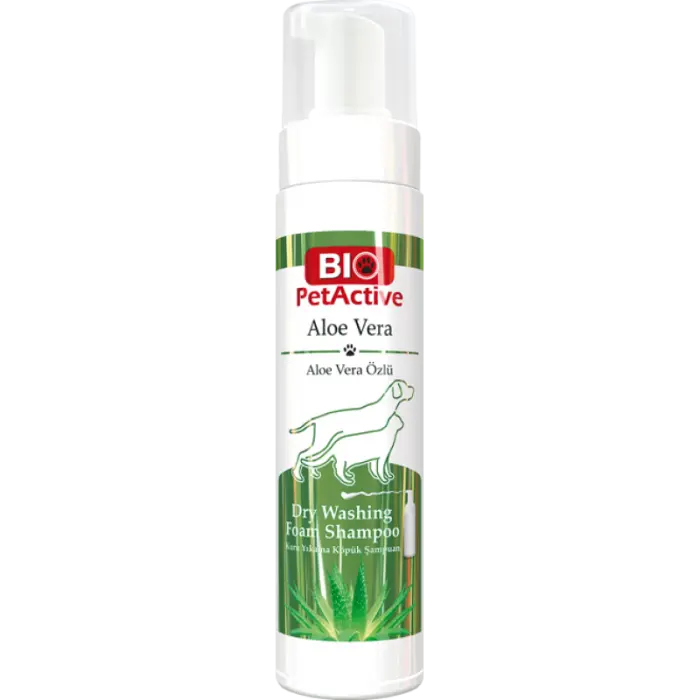 Bio Magic Sampon Uscat sub forma de Spuma pentru cani si pisici cu aloe vera, 200 ml