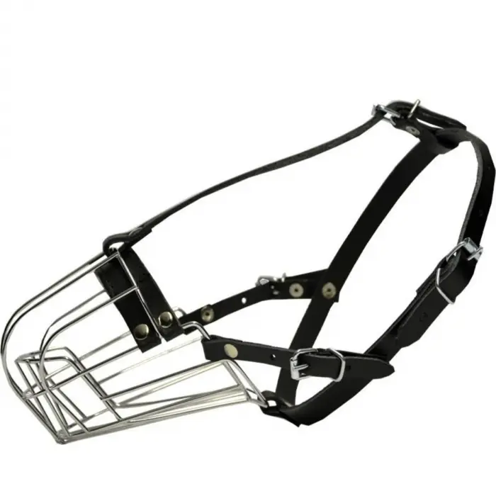 Botnita pentru caini metal MILAN NR 5+ CIOBANESC MEDIU 12(L)x10(l)x12(h)cm