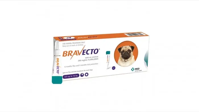 Bravecto spot on caine (4.5-10 kg) 1 pipeta