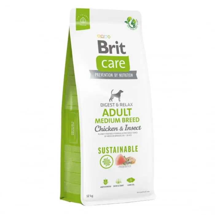 Brit Care Dog Sustainable Adult Medium Breed 12 kg