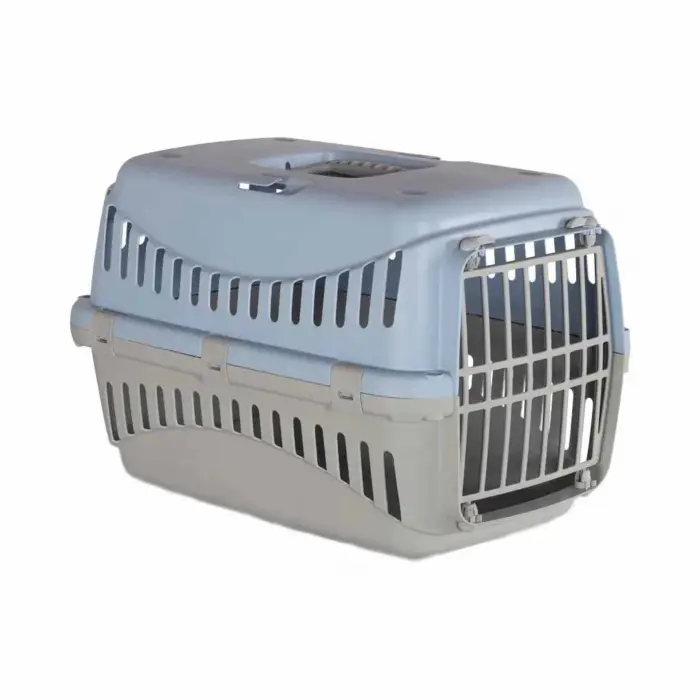 Cusca transport animale MPB GIPSY S, 46x31x32 cm, usa plastic, Albastru