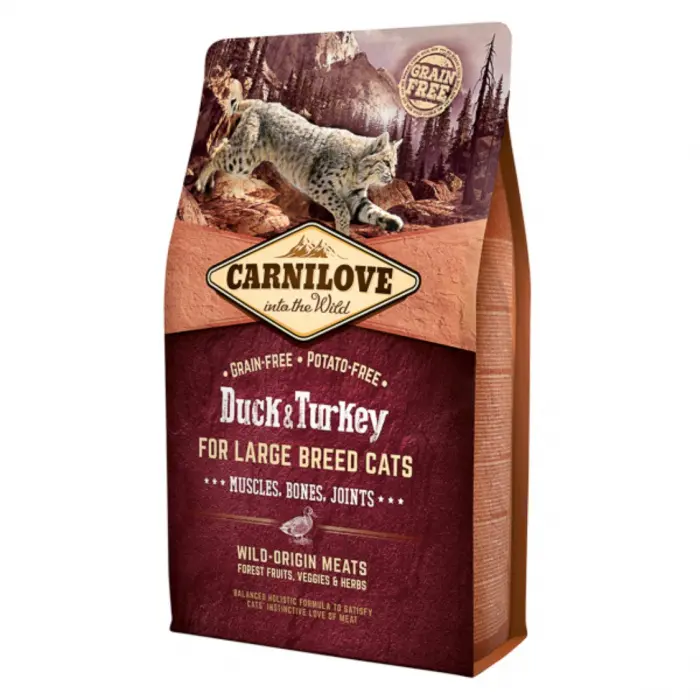 Carnilove Duck  Turkey Large Breed Cats 2 kg
