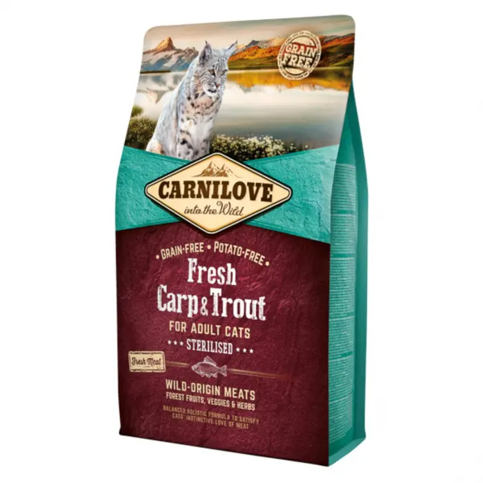 Carnilove Fresh Carp  Trout Sterilised for Adult Cats 2 kg