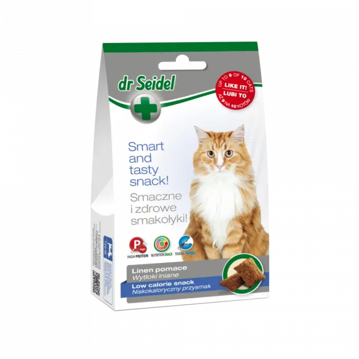 Snack LOW CALORRIE, Dr. Seidel, pentru pisici, 50 g