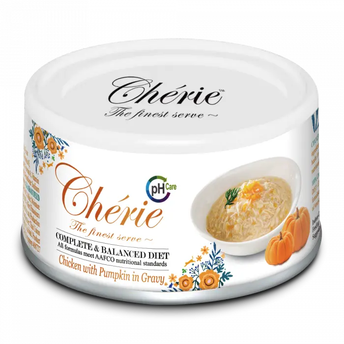 Cherie Adult Urinary Cat Pui in Sos de Dovleac 80 g