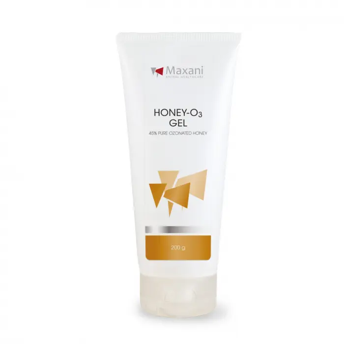 Maxani Honey-O3 gel, pentru vindecarea pielii deteriorate la animale, 200 g