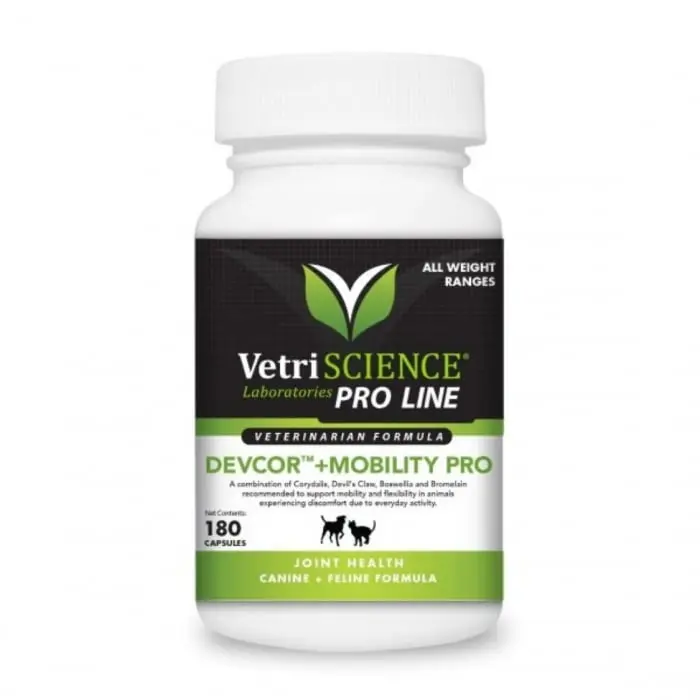 VETRI SCIENCE DevCor + Mobility Pro, supliment pentru articulatii caini si pisici, 180 capsule