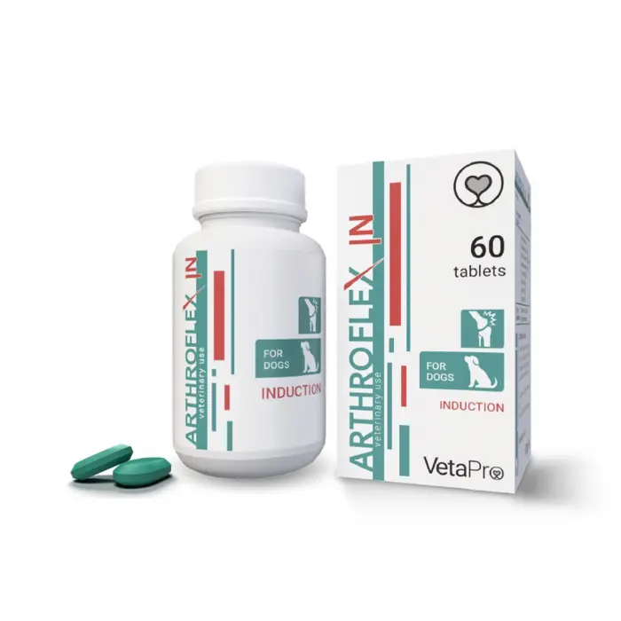 VETAPRO arthroflex in faza 1 60tab cut suport articulatii si cartilaje caini