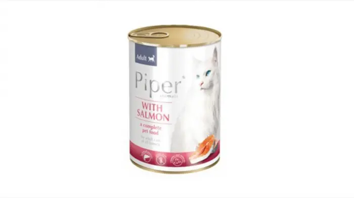 Conserva hrana umeda Piper Cat Adult, Somon 400 g