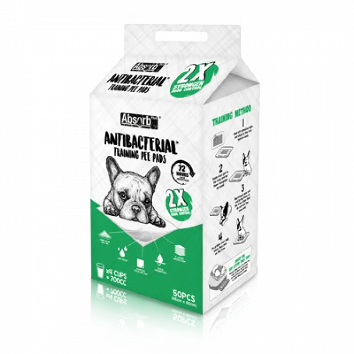 Covorase absorbante Antibacterial M (45x 60 cm) 50 buc