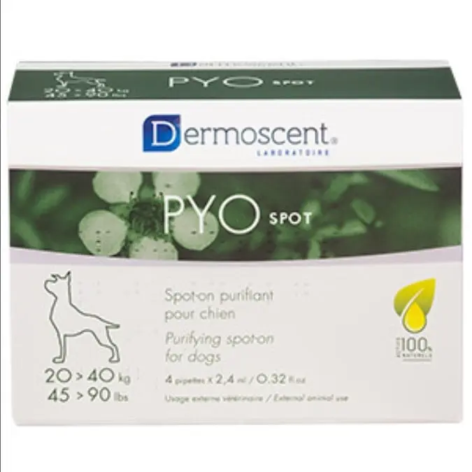 Dermoscent Pyo Spot Caine 20-40 kg - 4 pipete