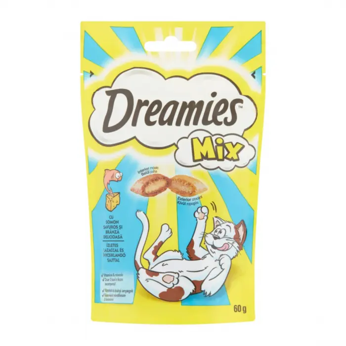 Dreamies cu Somon si branza 60 g