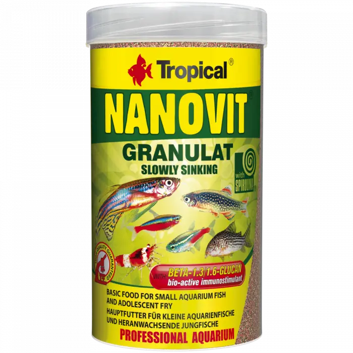 MIKRO-VIT NANOVIT granulat Tropical Fish, 100ml, 70g