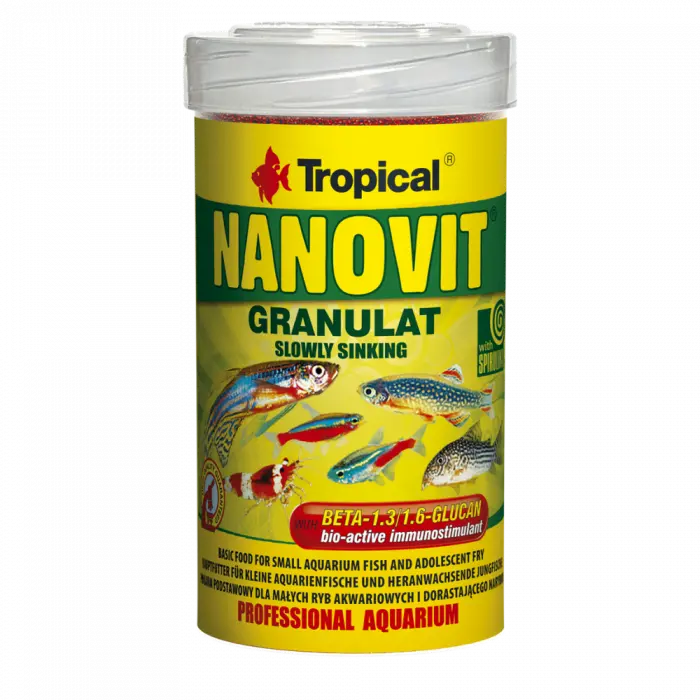 MIKRO-VIT NANOVIT granulat Tropical Fish, 10g