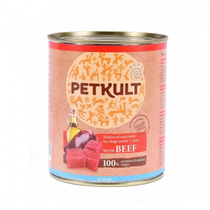 Hrana umeda Petkult Junior cu Vita 800 g